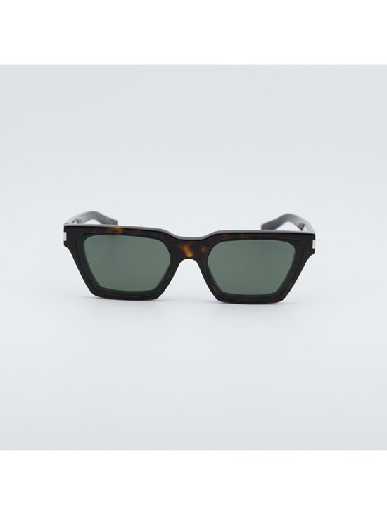 Saint Laurent SL633CALISTA 002 Sunglasses Havana Rectangle Frame, Grey Lenses main image 10